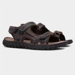 Lotus Douglas Mens Brown Leather Sandal -Deals Shoes Store 595022 2 L06.20230413000234