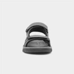 Hobos Mens Grey Easy Fasten Sandal