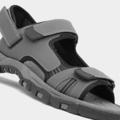 Hobos Mens Grey Easy Fasten Sandal -Deals Shoes Store 599065 2 L05.20230601000107
