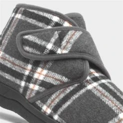 Jo & Joe Cecil Mens Grey Tartan Bootie -Deals Shoes Store 699147 2 L05.20230627000420