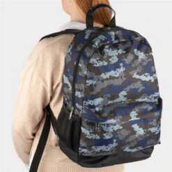 XL Morley Blue Grey And Black Camo Backpack -Deals Shoes Store 904026 2 L06.20230707000219