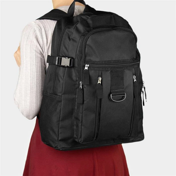 Earby Black Backpack With Multi Pocket 7 Earby Black Backpack With Multi Pocket - Image 5